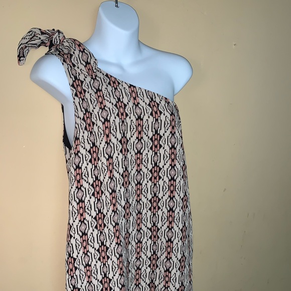Nwot Free People Aztec diamond one shoulder dress - Picture 5 of 9